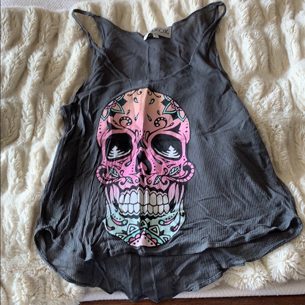 Wildfox Skull Tank Top